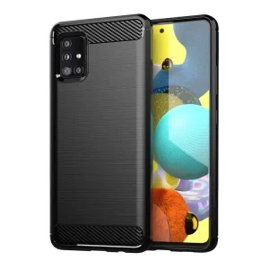carcasa carbon tpu galaxy a negru klap ro